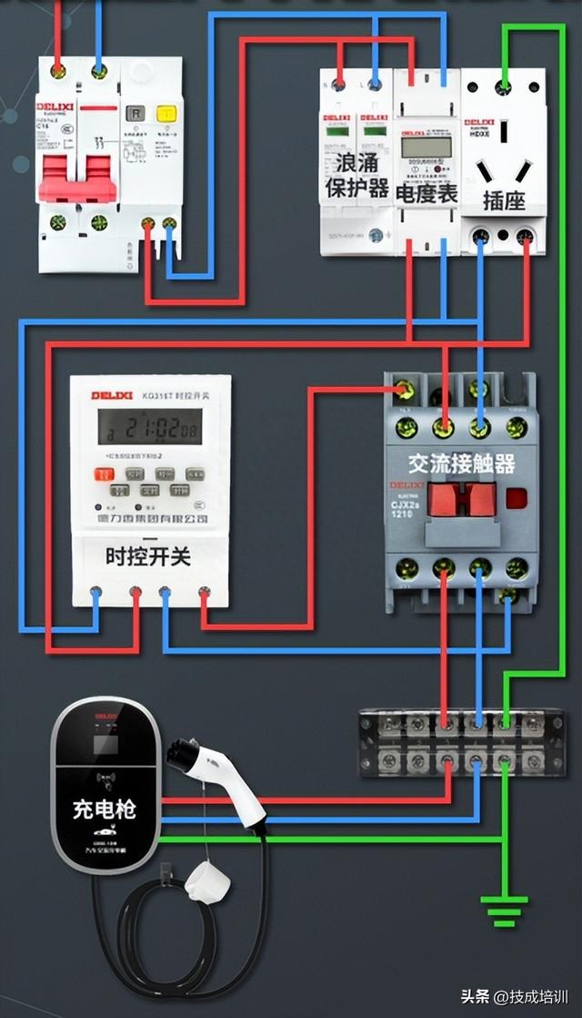 新能源汽车充电桩线路详解！再也不怕爱车没电了~