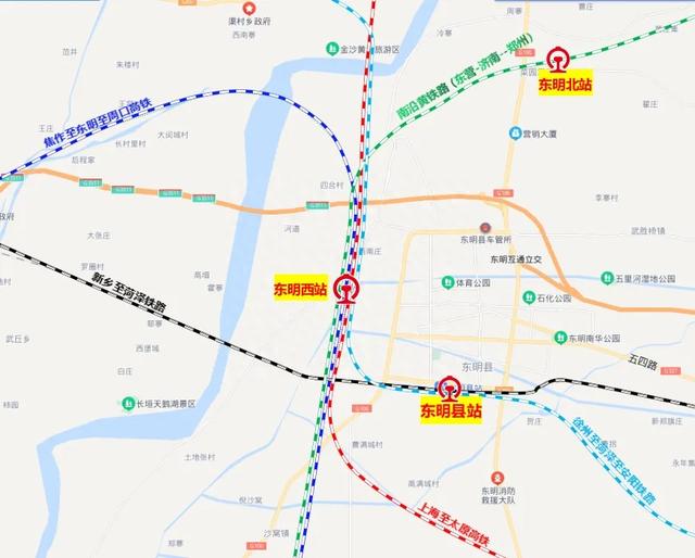 沪太高铁设置新菏泽南站、东明西站、濮阳南站、内黄站的重要意义