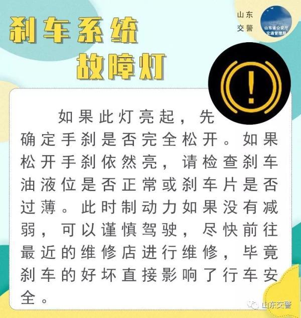 注意！仪表盘这8个灯亮起，请立即停车检查