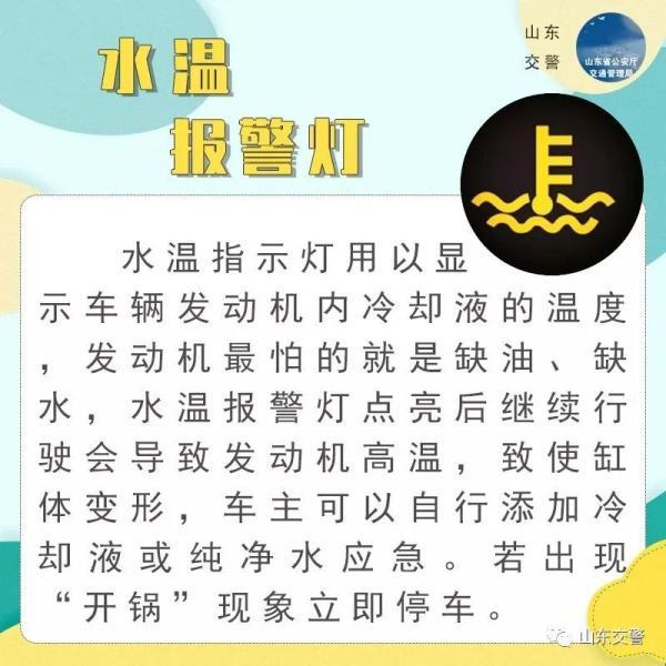 注意！仪表盘这8个灯亮起，请立即停车检查