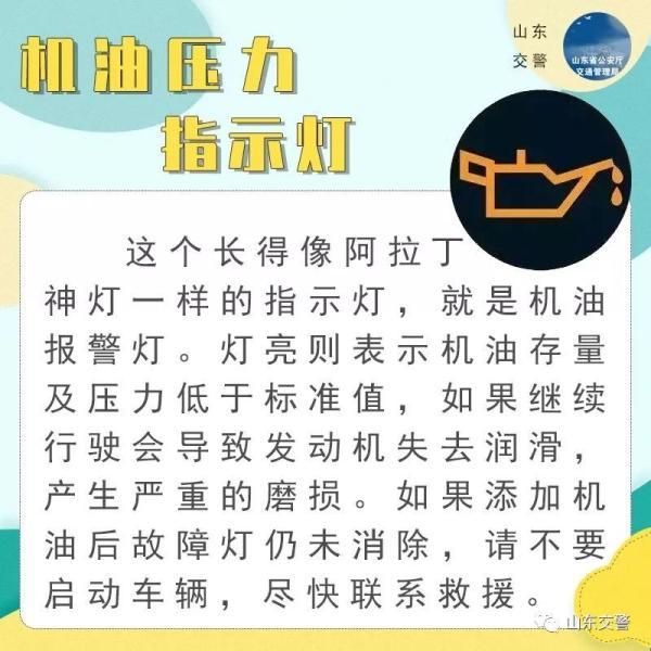 注意！仪表盘这8个灯亮起，请立即停车检查