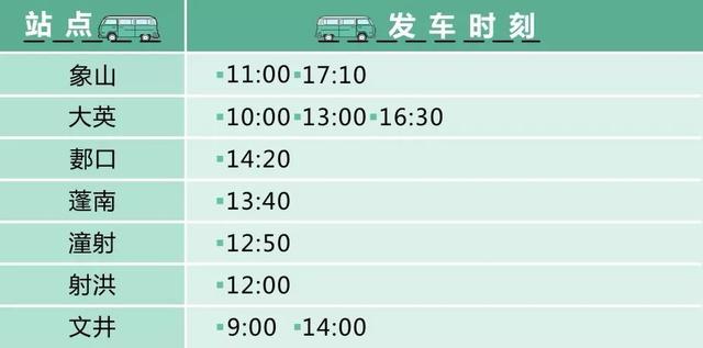 成都东站汽车客运站最新最全的客运班线时刻表来了~