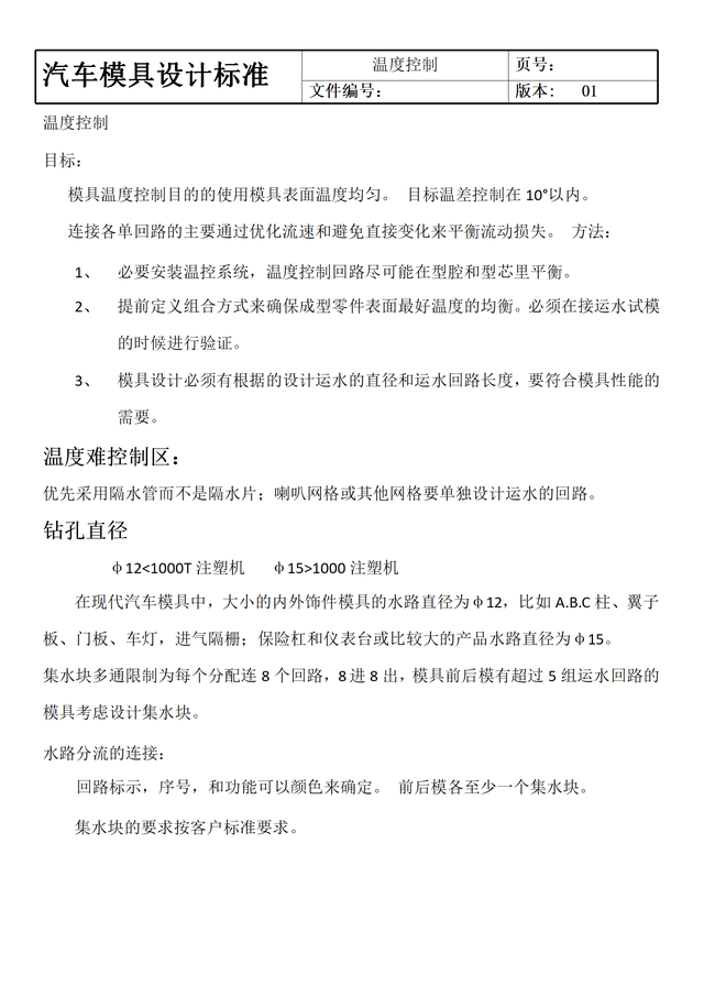 汽车模具是什么，怎么学？价值千金的汽车模具设计标准送给大家