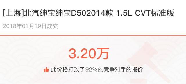 落地价9.88万的北汽绅宝D50现在还值几万？车主：价格这么低？