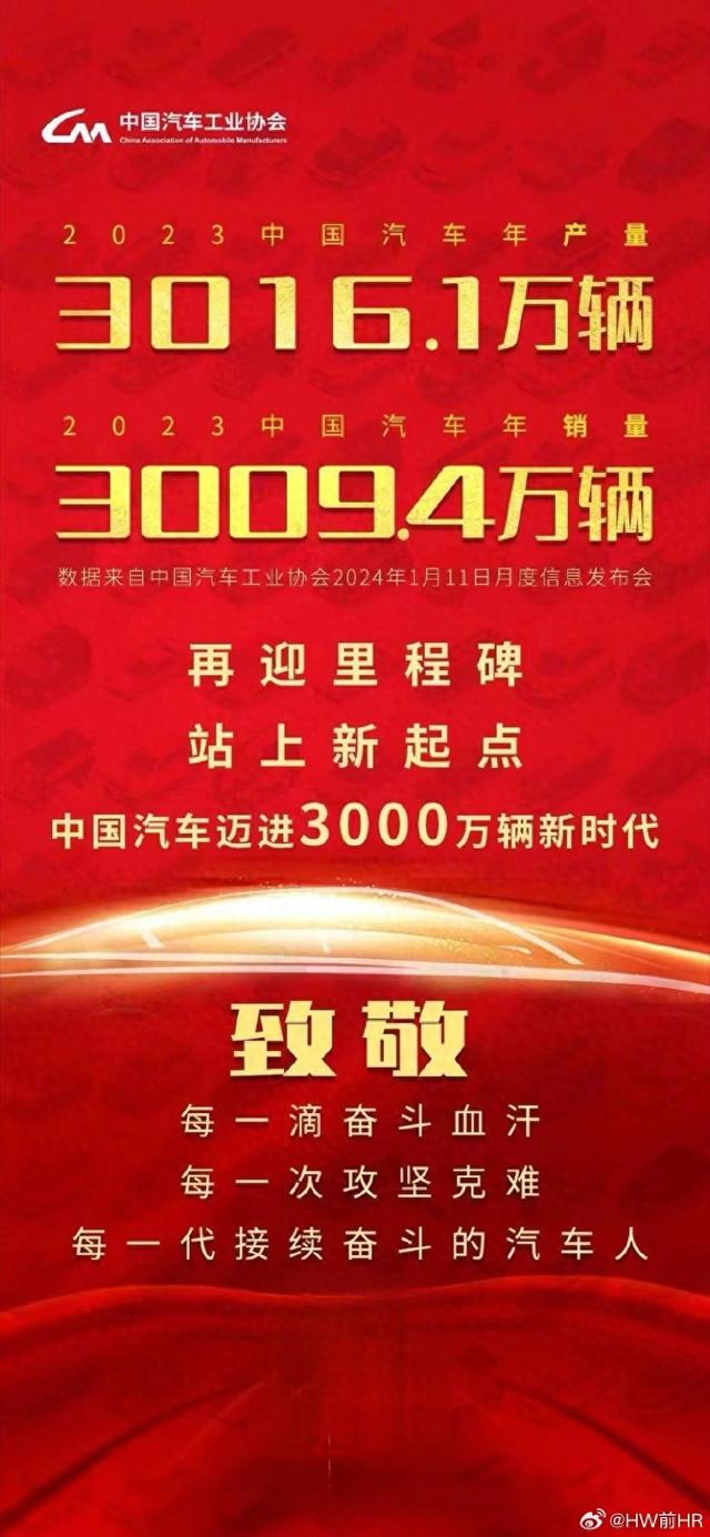 中国汽车销量超过3000万！老一辈见证太多艰辛，比亚迪含泪奋斗