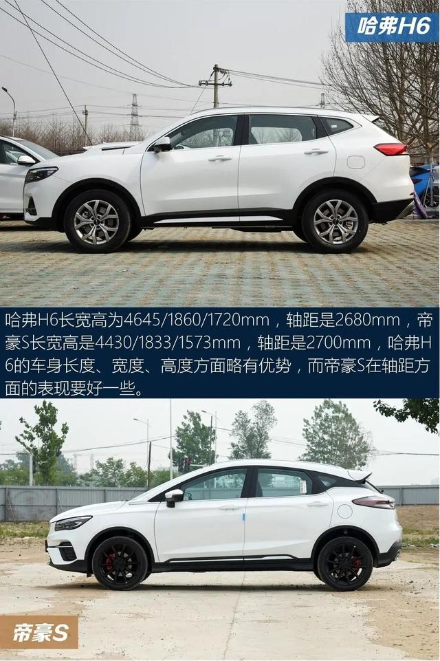 空间大、实力强，12万落地买SUV，这两款要看！哈弗H6对比帝豪S