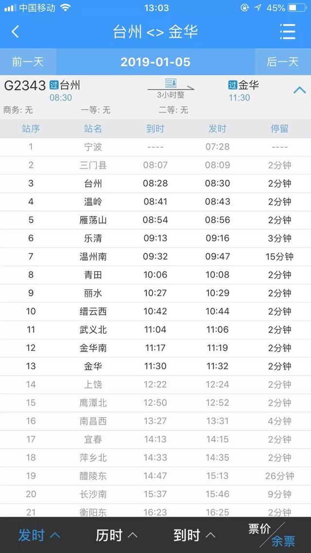 直达贵阳南宁！铁路台州站1月5日实施新运行图