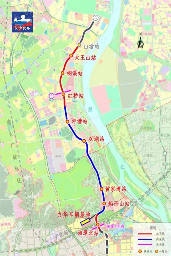 长沙到湘潭将通地铁，新增和调整公交线路接驳方案正在公示