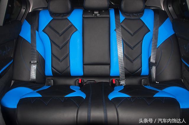 宝马3系改装个性真皮内饰，座椅改色升级