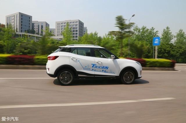 综合续航里程250km 爱卡试众泰T300 EV