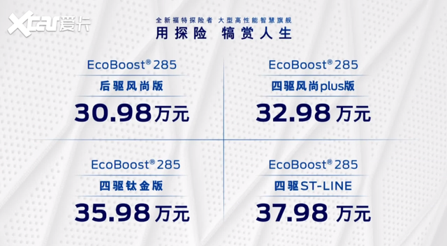 售价30.98-37.98万元 新款长安福特探险者正式上市