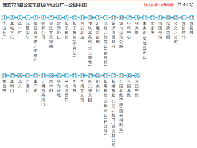 西安北站公交信息