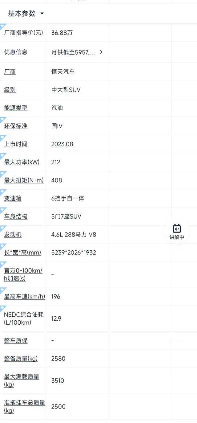 十几万国产“陆巡”，4.6真V8 +6AT，没人认识