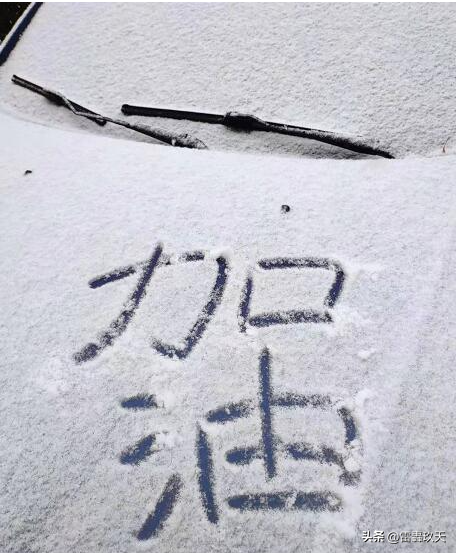 成都好大的雪 汽车上都是雪人