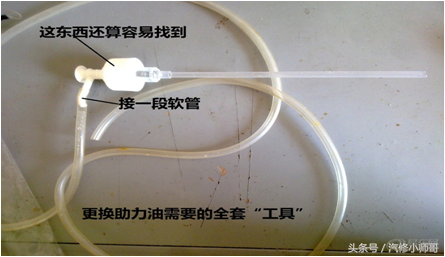 汽车转向助力油的自助更换，维护保养的便利性