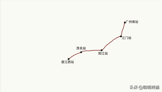 D7555次列车由广州南开往湛江西，广湛之间“最便宜”的动车