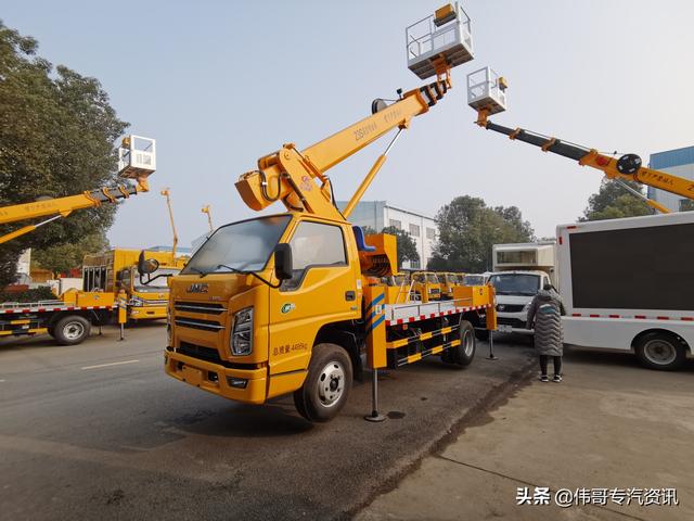 江铃高空作业车直臂载人高空作业车