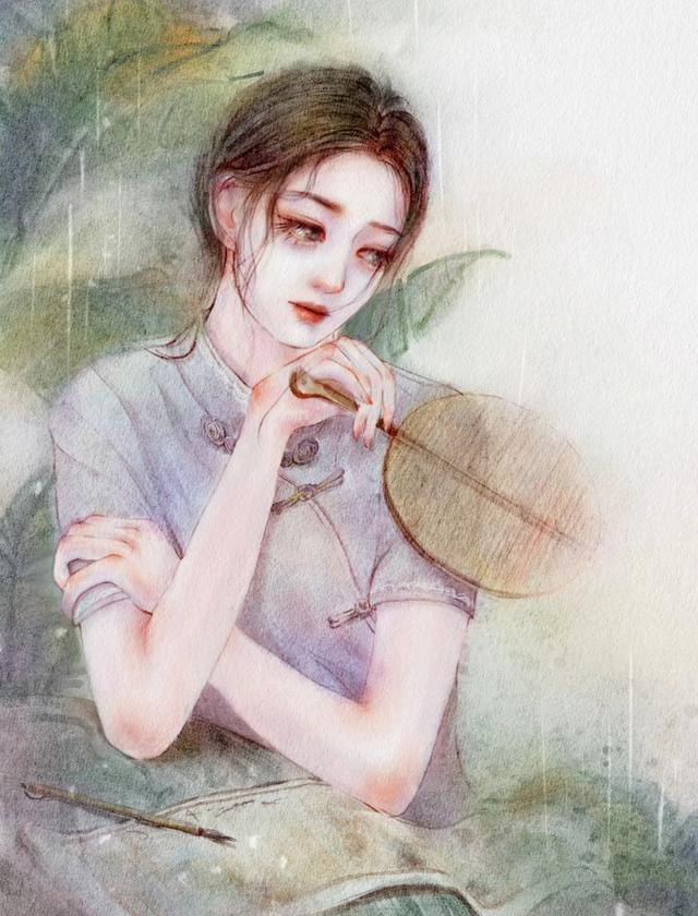 唯美浪漫的古风美女插画，爱古风的人都会保存