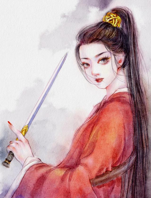 唯美浪漫的古风美女插画，爱古风的人都会保存