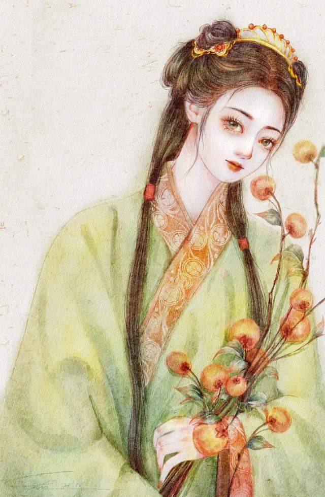 唯美浪漫的古风美女插画，爱古风的人都会保存