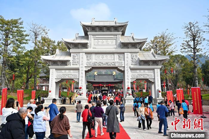 广州百花古寺重建落成