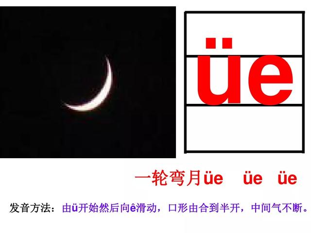 部编版一年级上册汉语拼音11《ie üe er》图文讲解